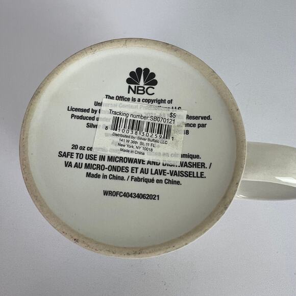 THE OFFICE Michael Scott "WORLD'S BEST BOSS" 4" Large Ceramic Mug 20oz - Picture 7 of 12